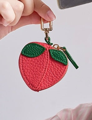 'Peachy Pocket' Zipper Bag Charm