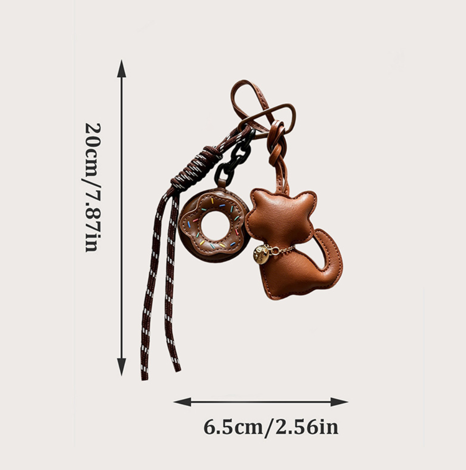 'Paws off donut' Bag Charm