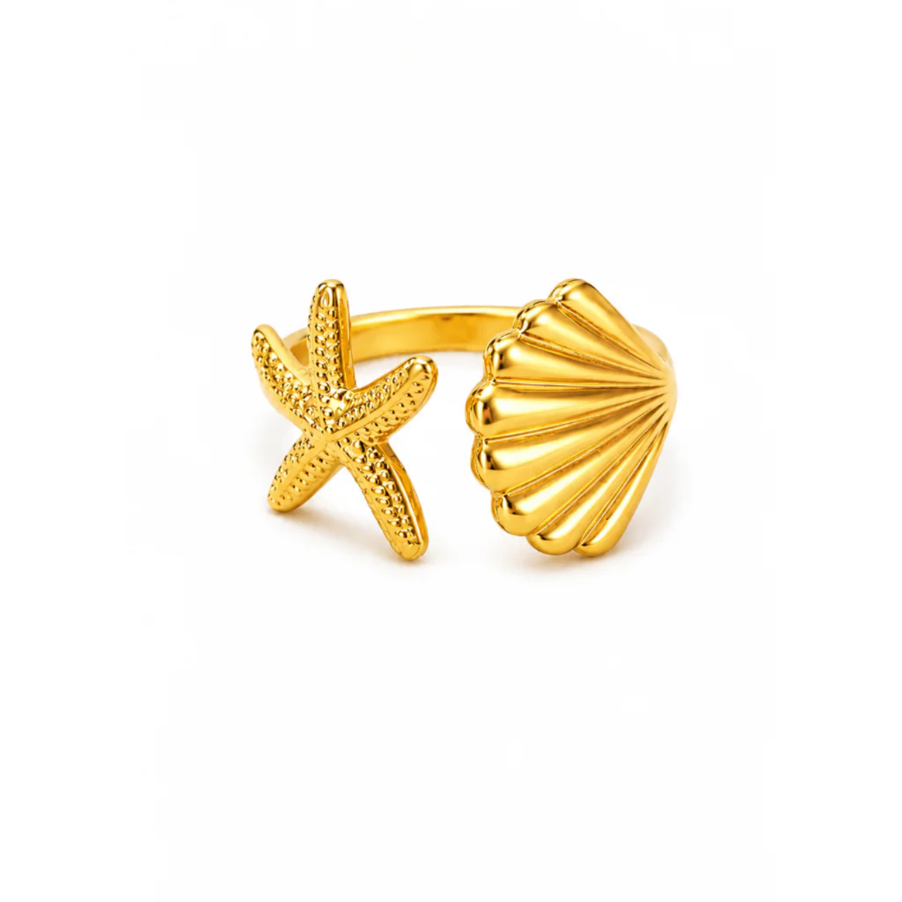 Shell Star Ring