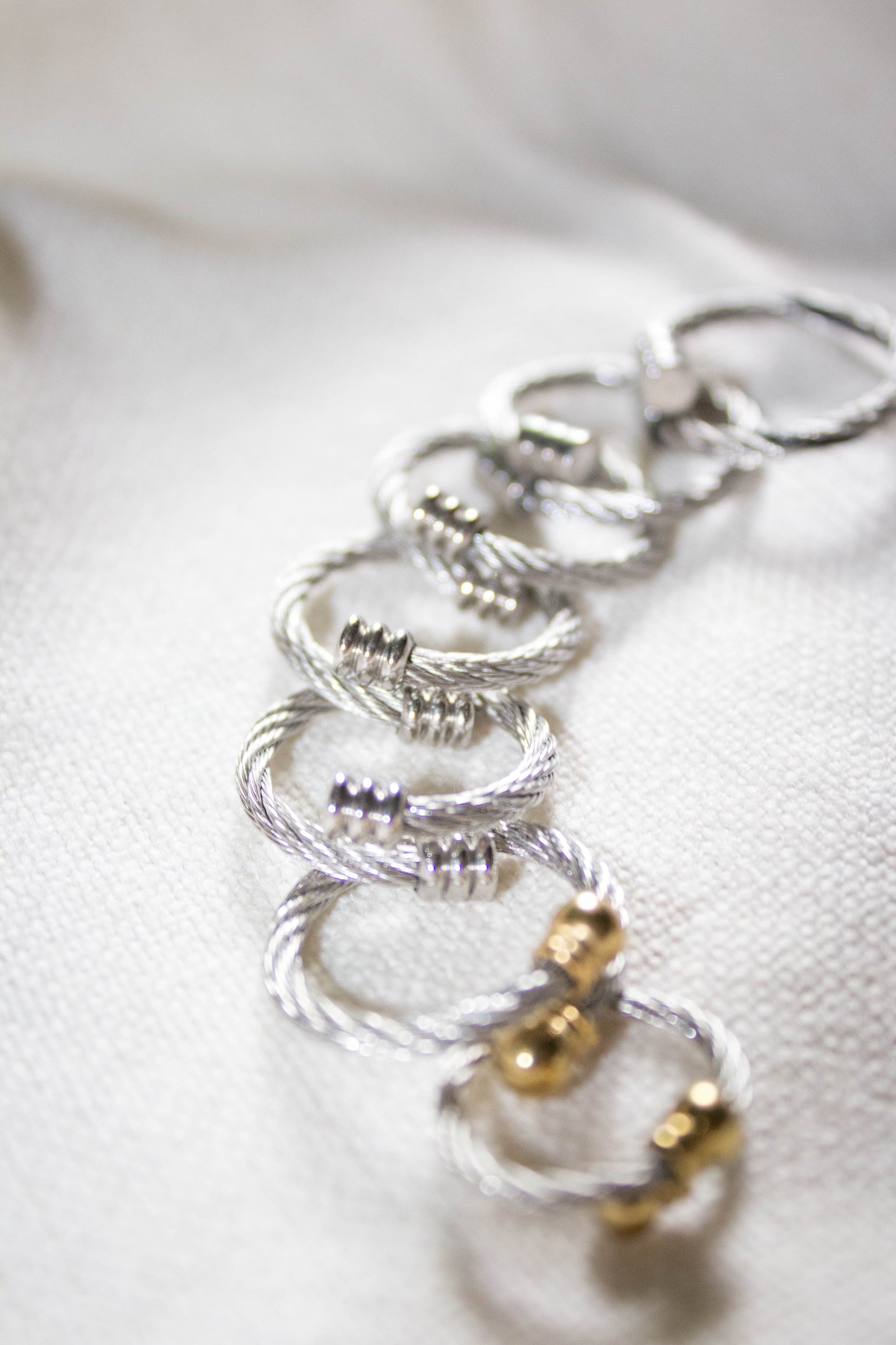 SILVER CHAIN RING