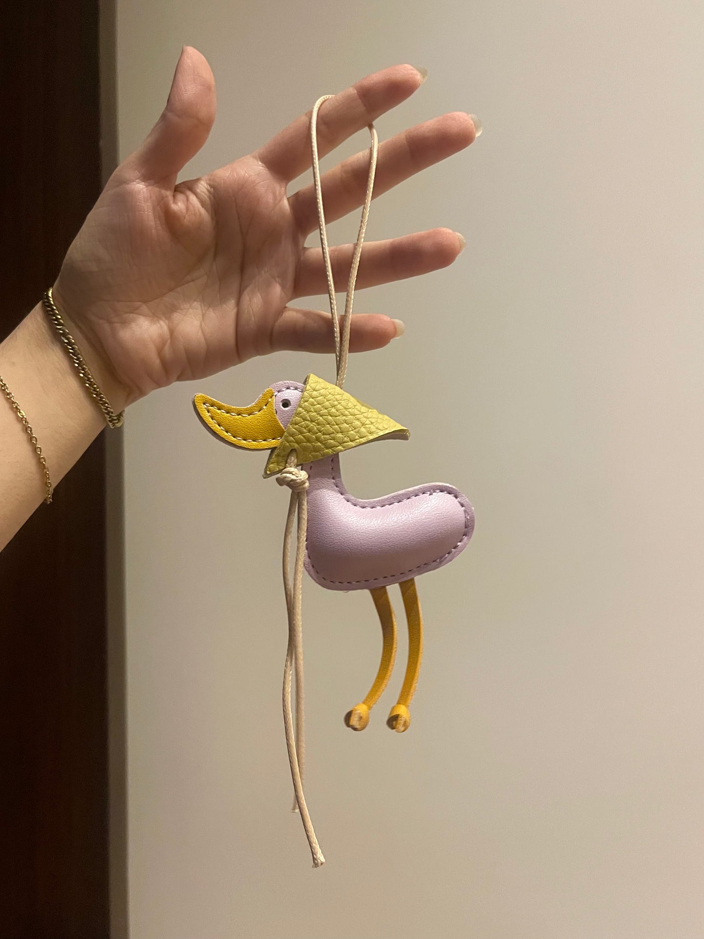 'Lavender Duckie' Bag Charm