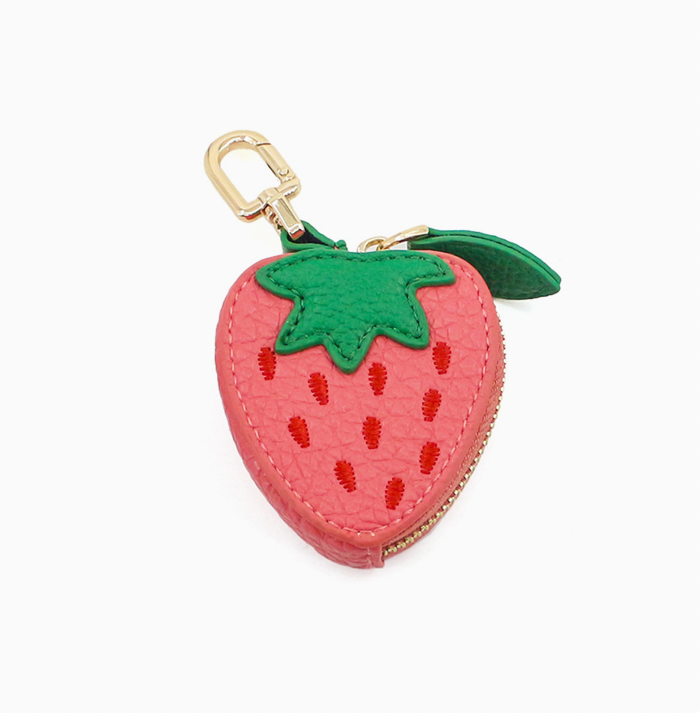 'Berry-On-The-Go' Zipper Bag Charm