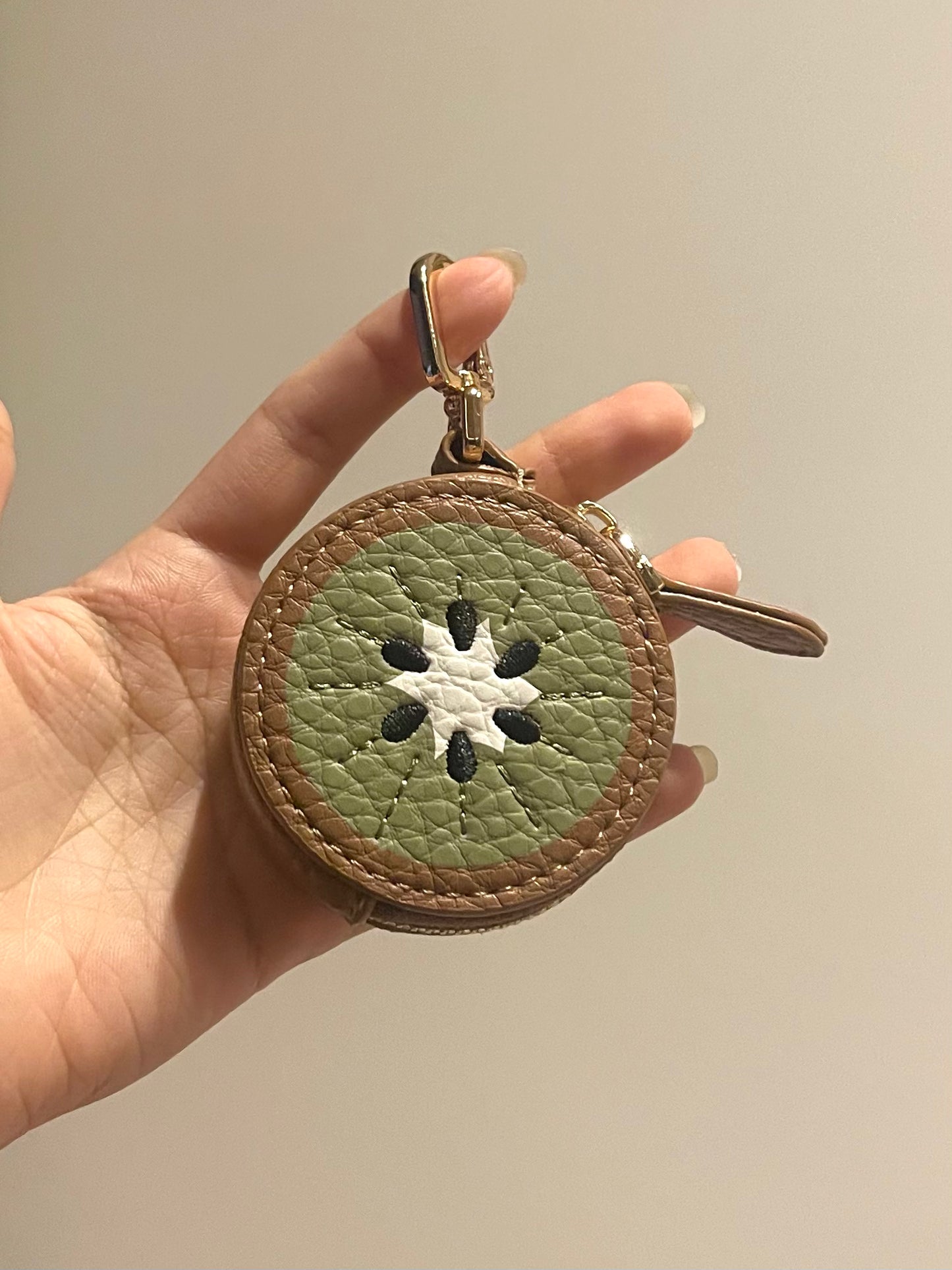 'Kiwi-Be-Mine' Zipper Bag Charm