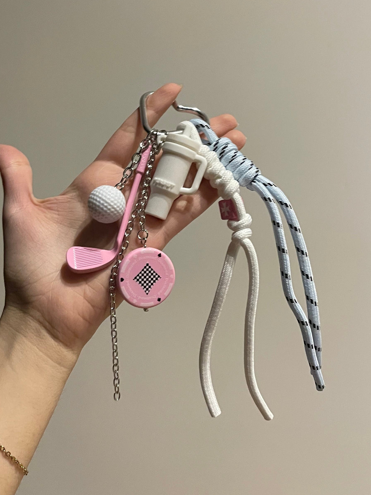 ‘Golf in Santorini’ Bag Charm
