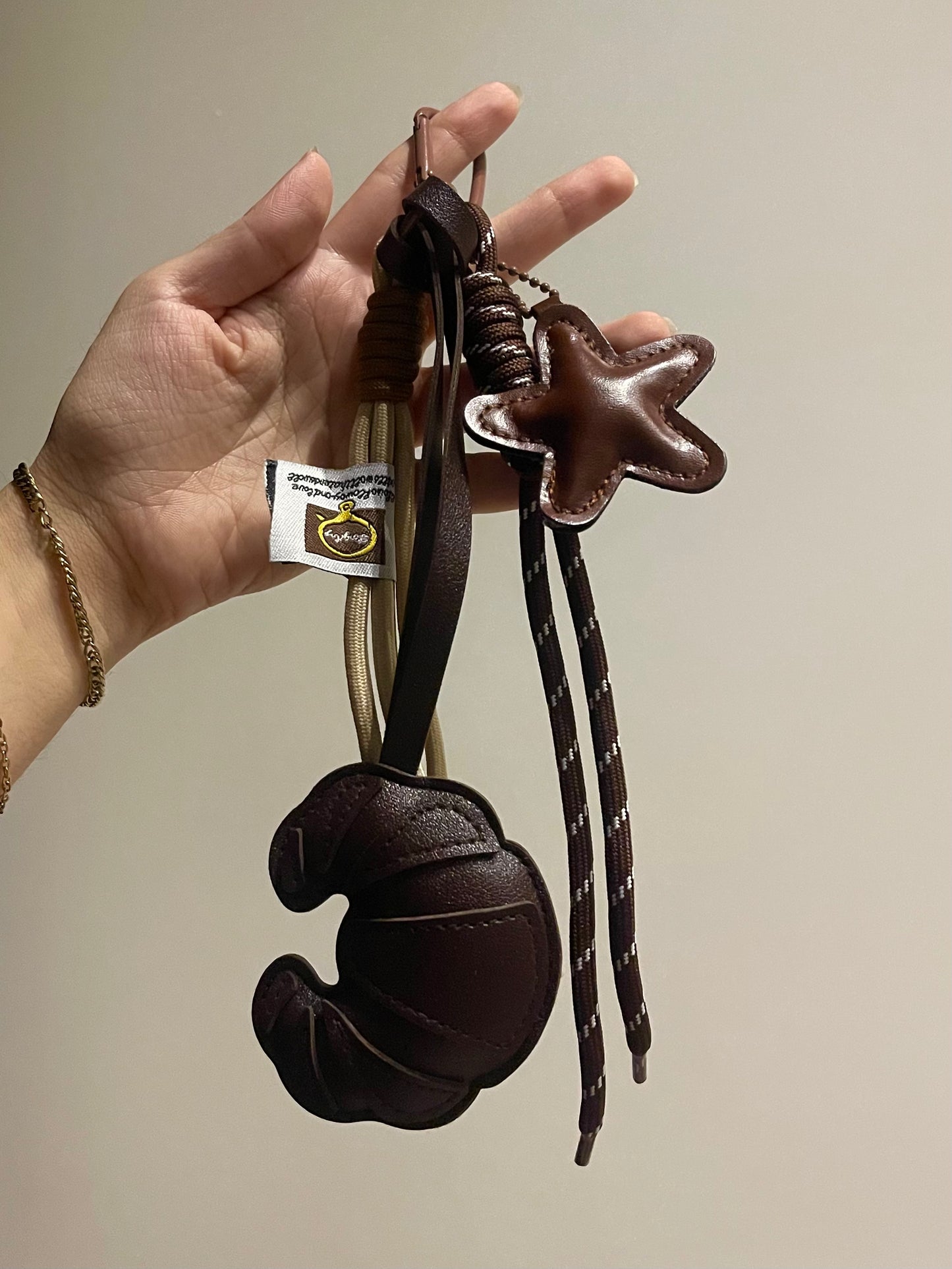 'Hazelnut Baker' Bag Charm