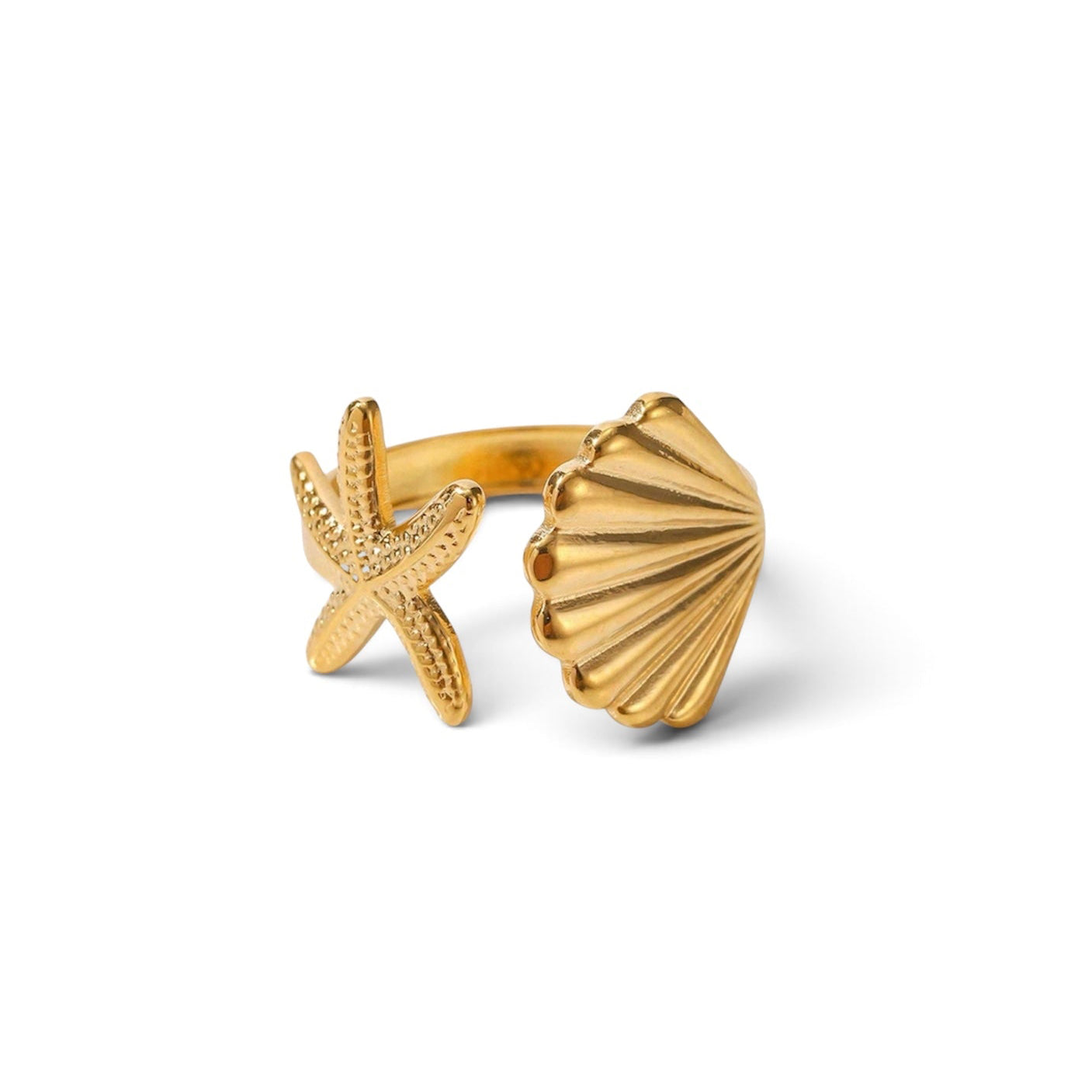 Shell Star Ring