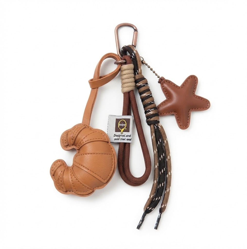 'Sandy Star Baker' Bag Charm