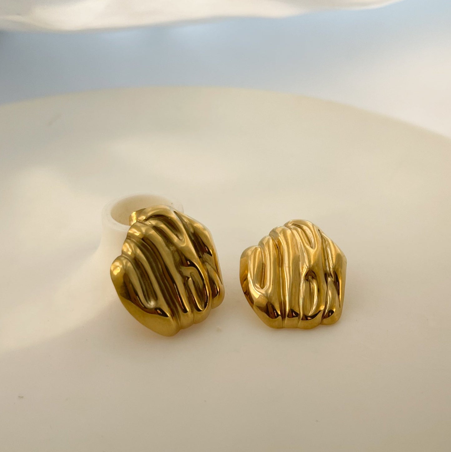 Gold Bar Earrings