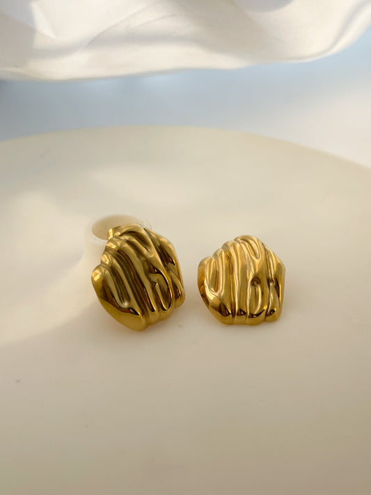 Gold Bar Earrings