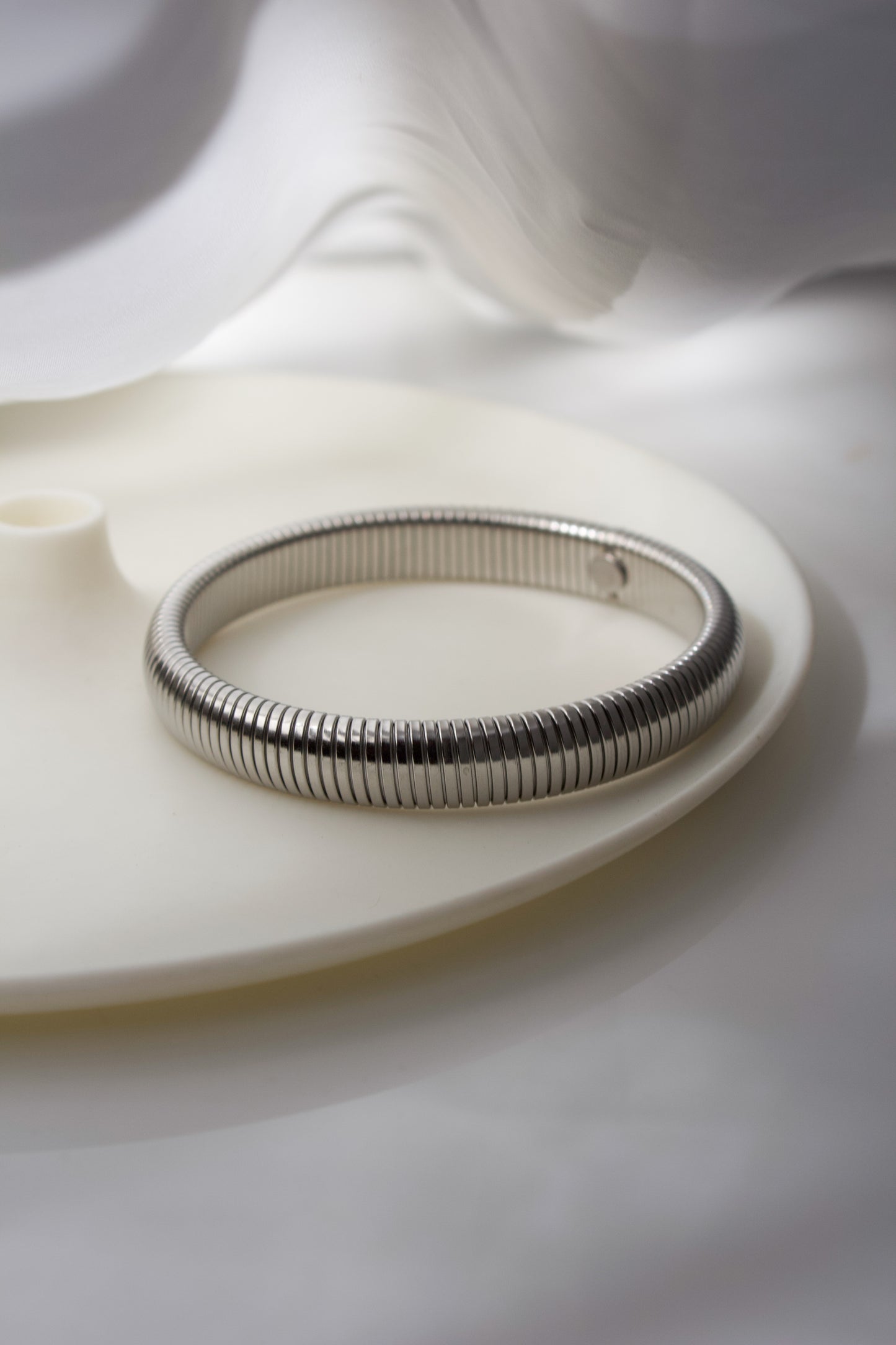 Silver Aura Bangle