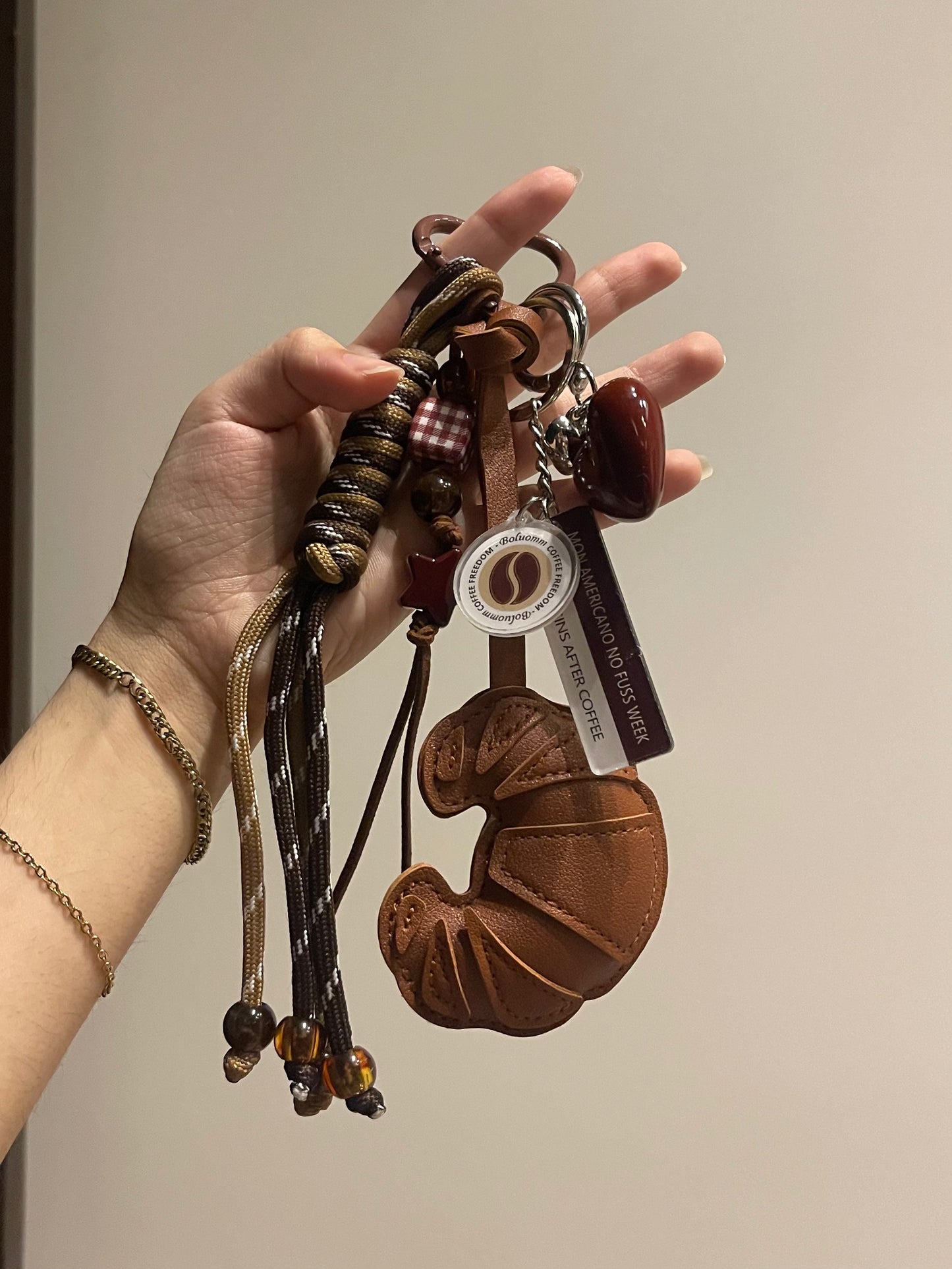 'Choco Chip Off' Bag Charm