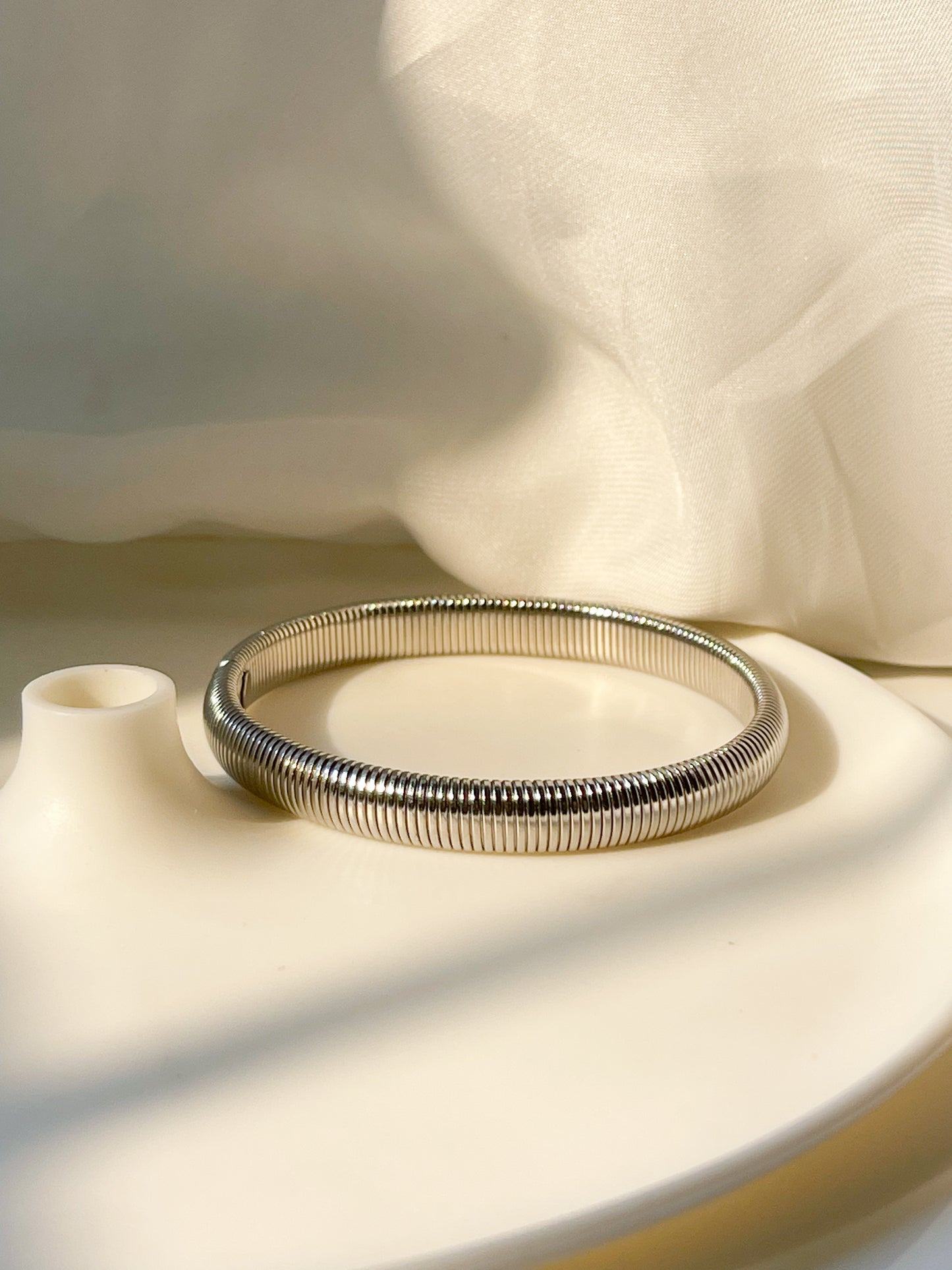 Silver Aura Bangle