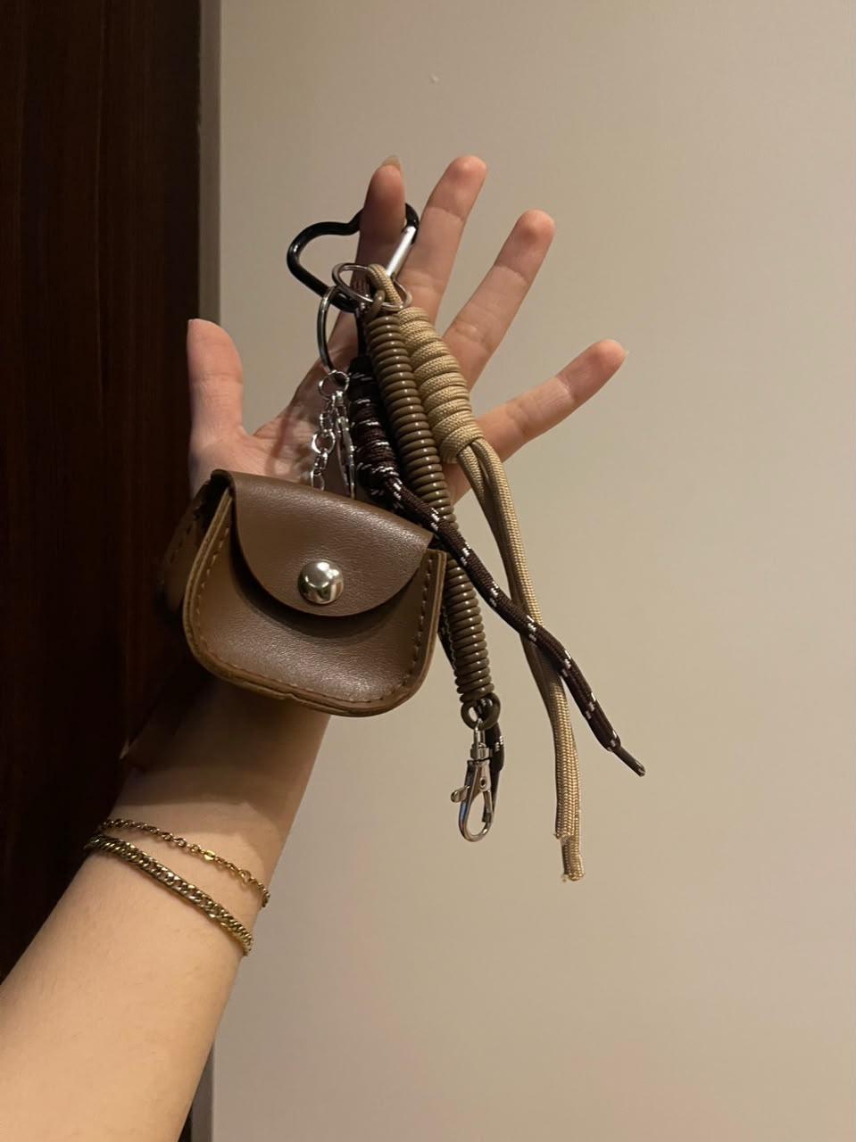 “Mocha” AirBuds Bag Charm
