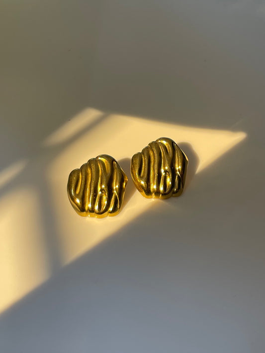 Gold Bar Earrings