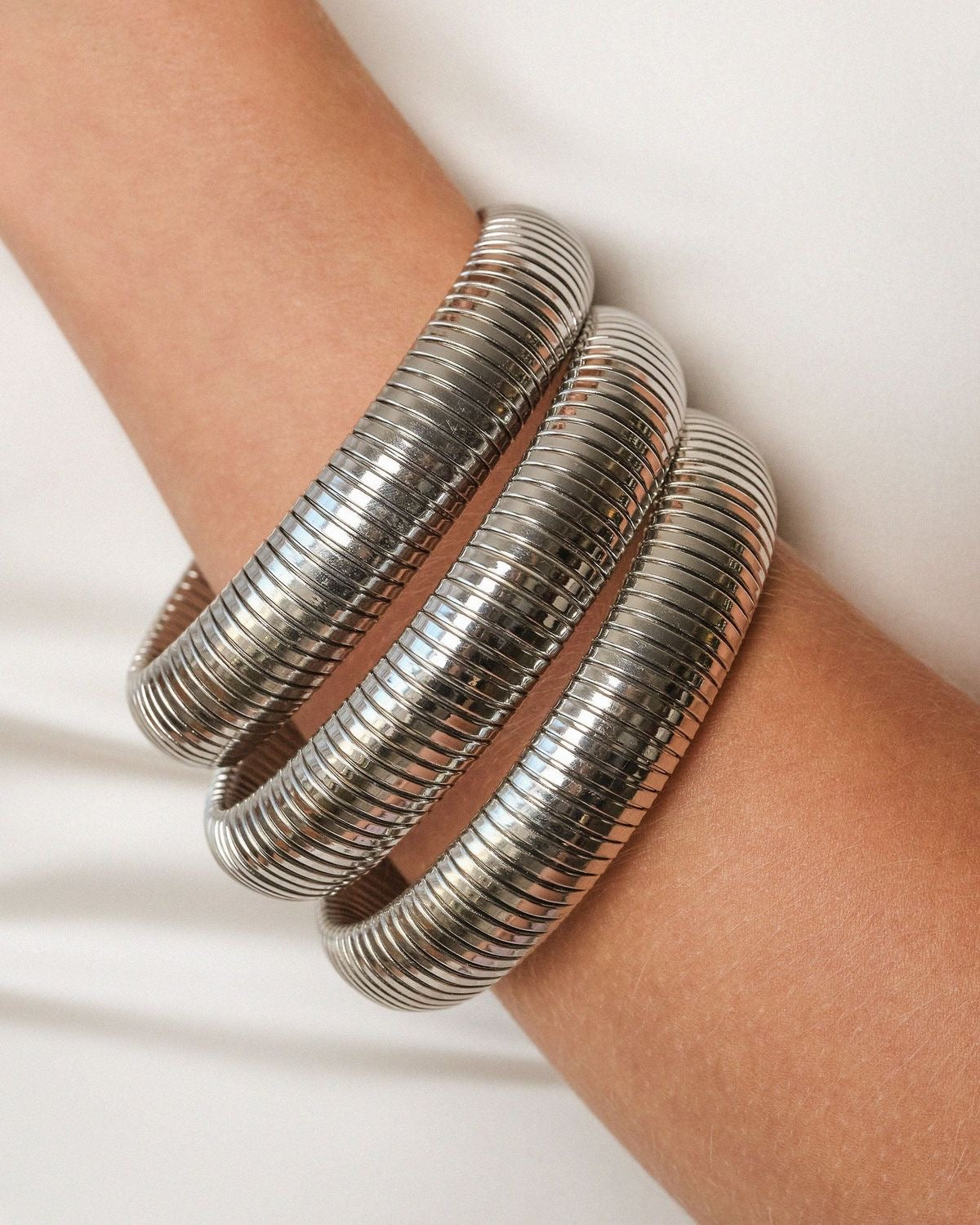 Silver Aura Bangle