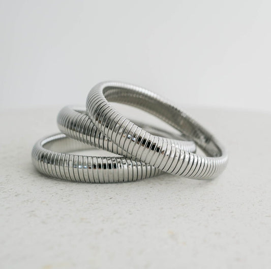 Silver Aura Bangle