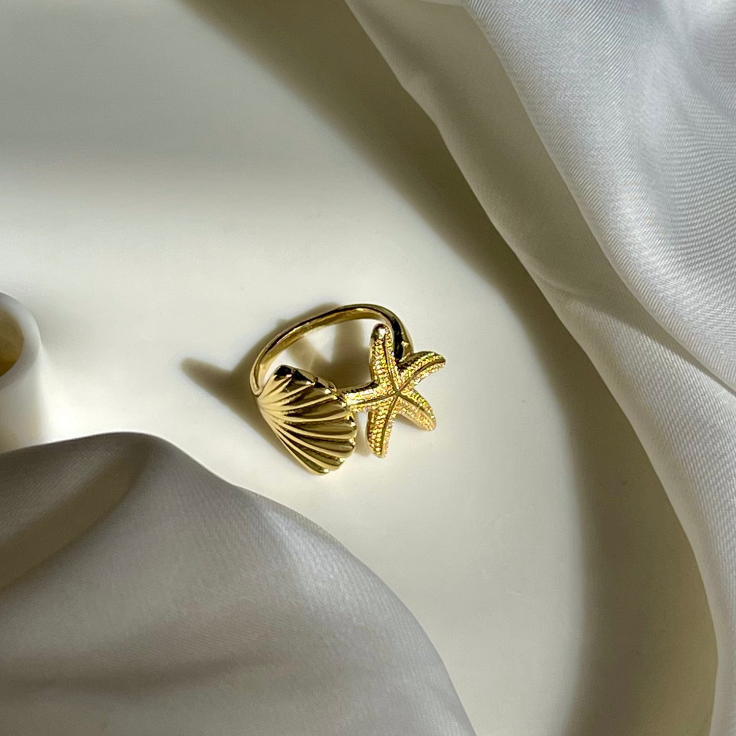Shell Star Ring