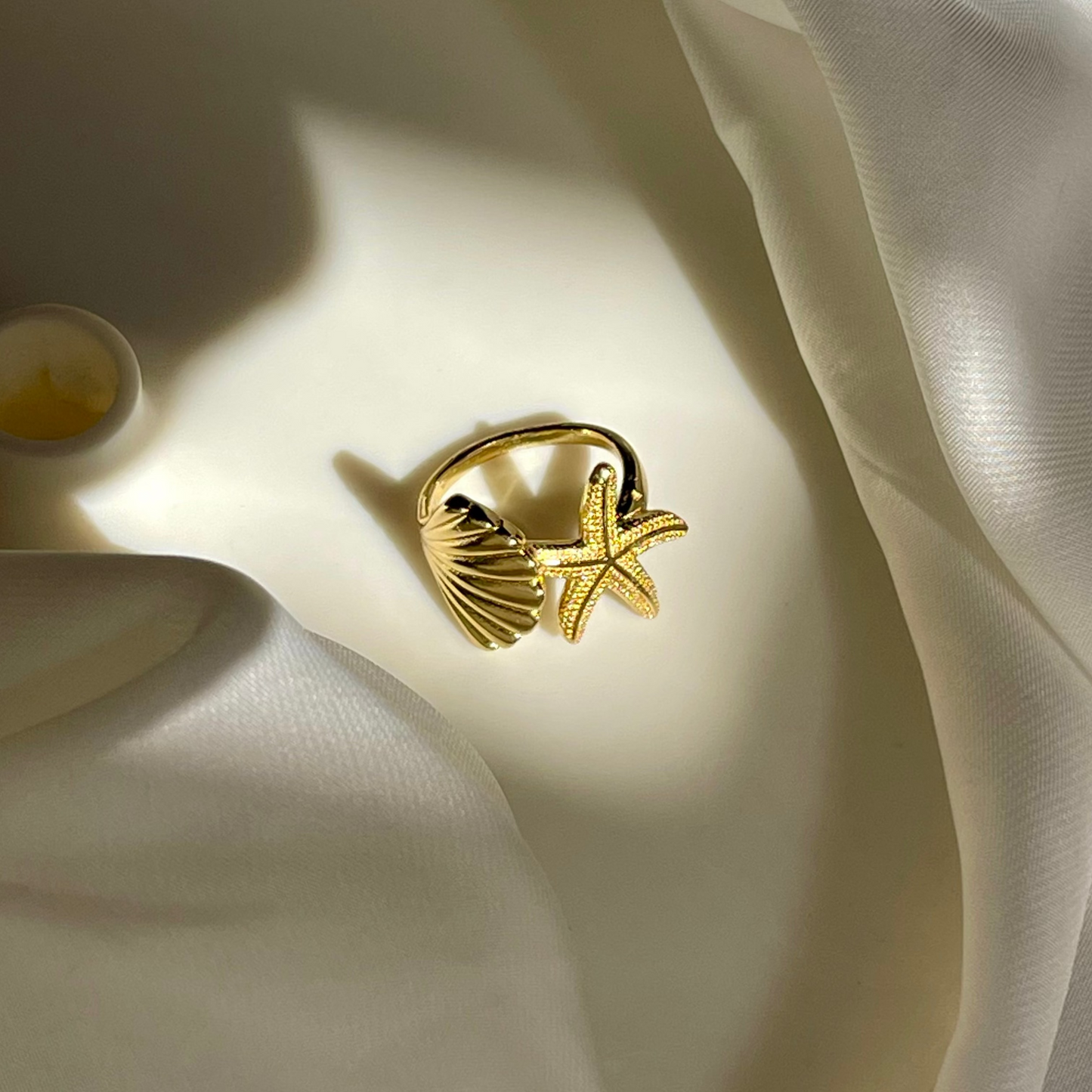 Shell Star Ring