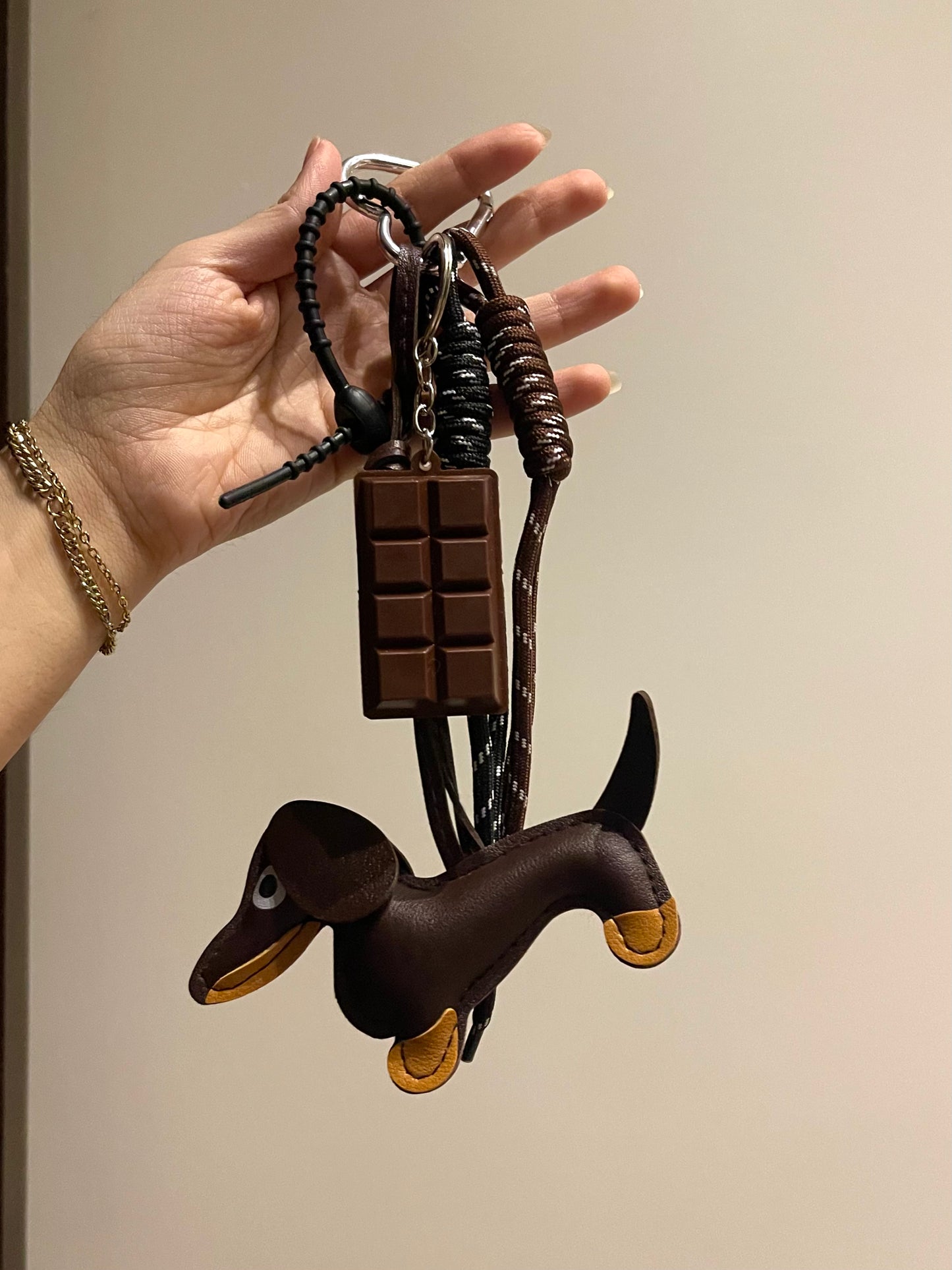 'Cocoa Pup' Bag Charm