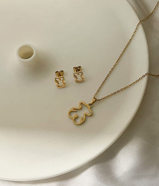 GOLD BUNNY SET