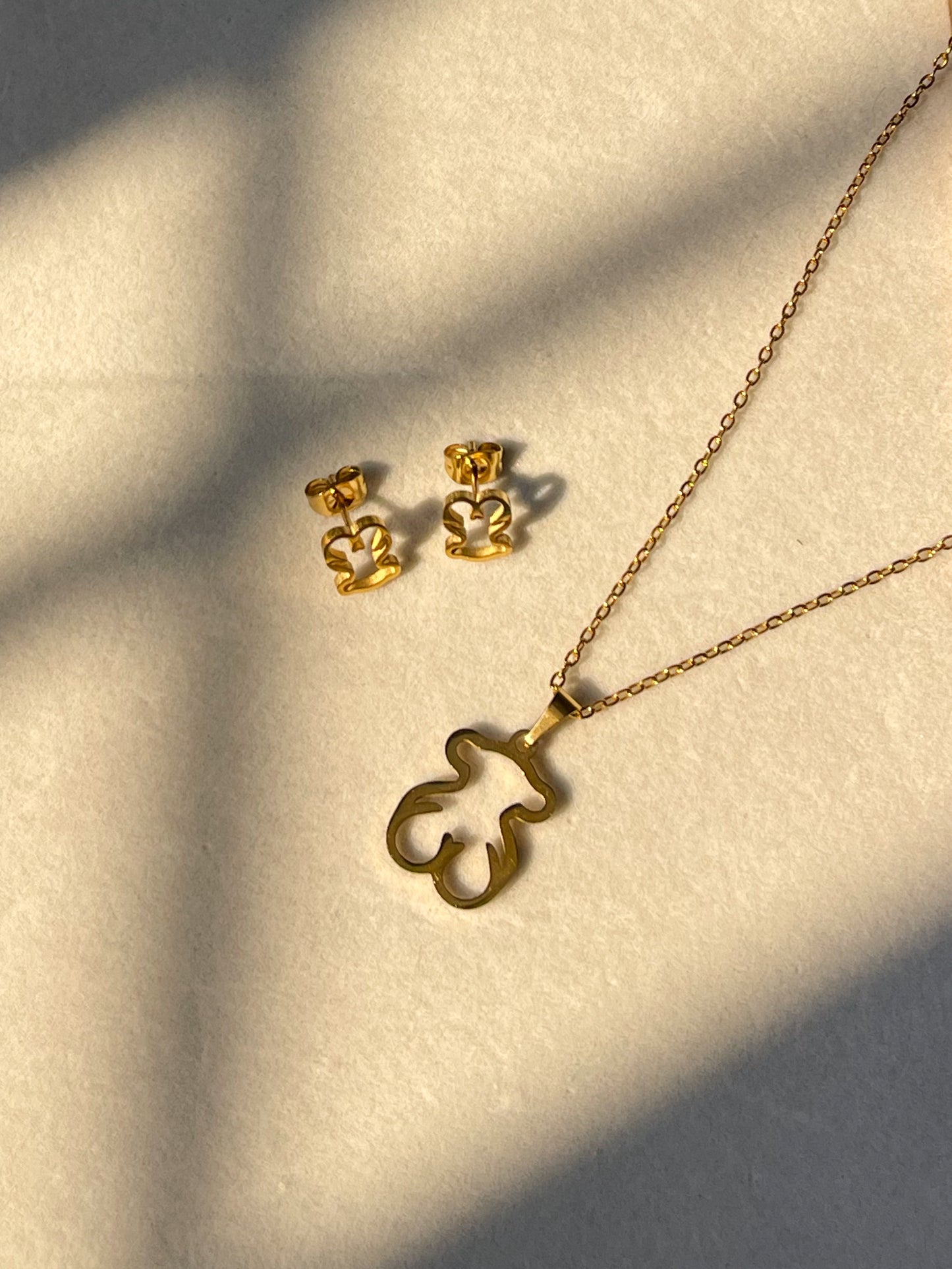GOLD BUNNY SET